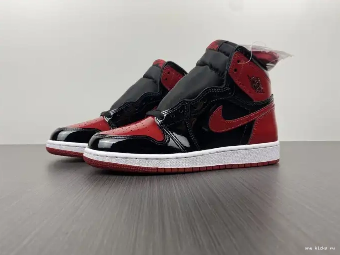 Rep Bred 1 Patent OG High 555088-063 Air Jordan 0510